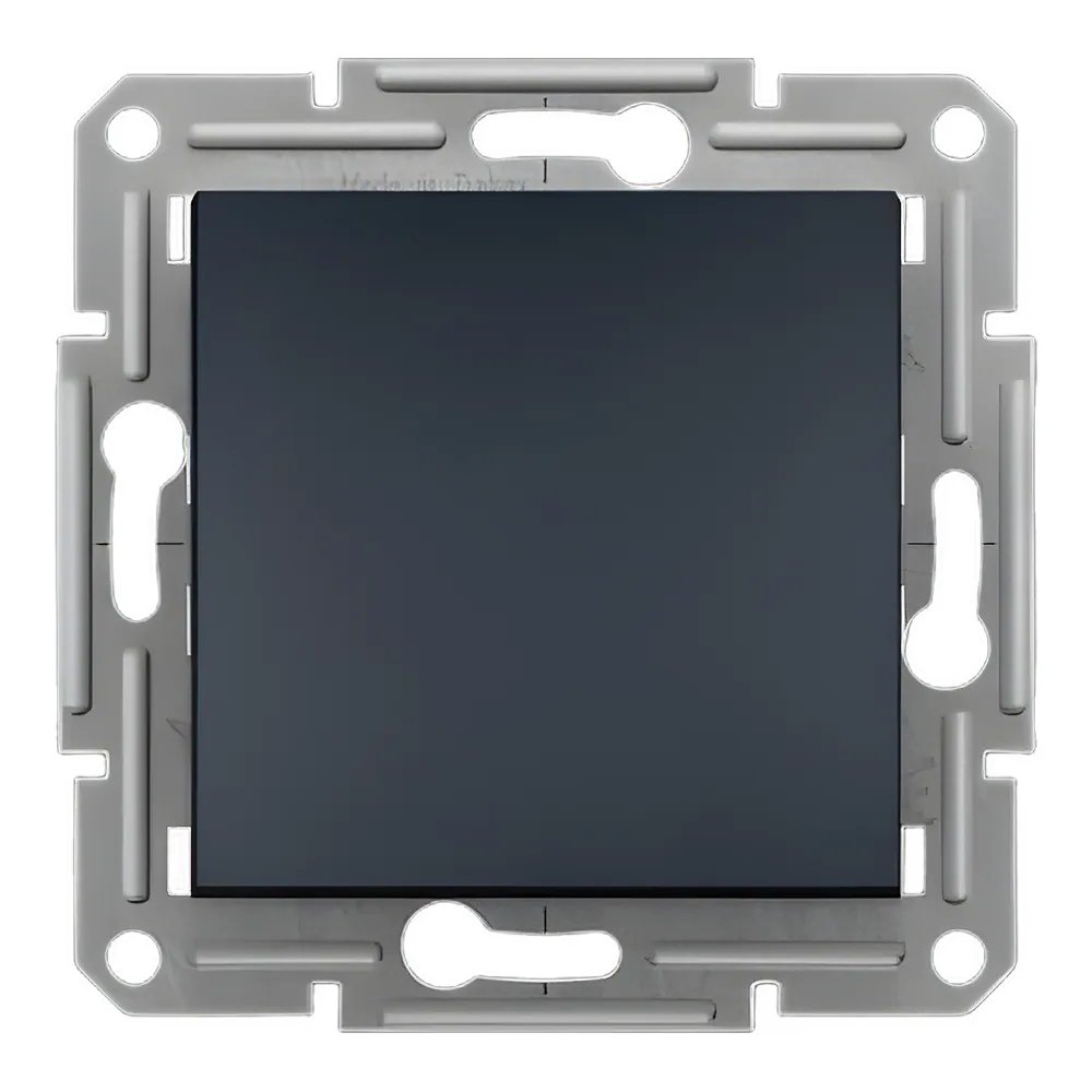 Вимикач Asfora 1-клавішний антрацит Schneider Electric EPH0100171