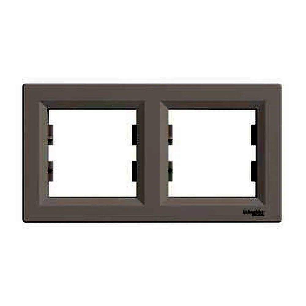 Рамка Schneider Electric Asfora 2-місна бронза EPH5800269
