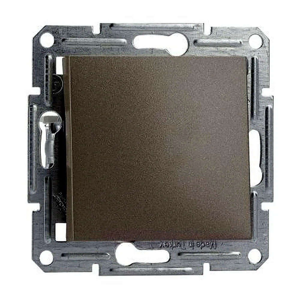Вимикач Asfora 1-клавішний бронза Schneider Electric EPH0100169