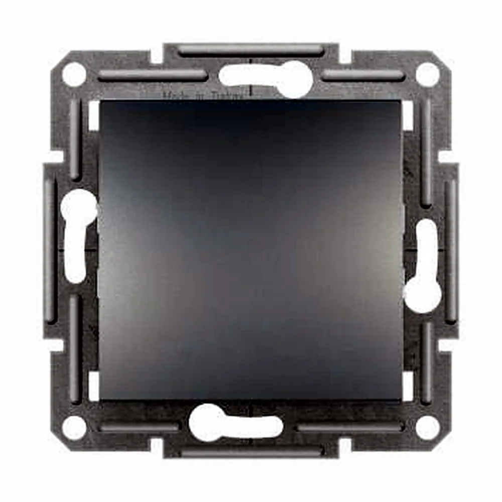 Вимикач Schneider Electric Asfora 1-клавішний перехресний сталь EPH0500162
