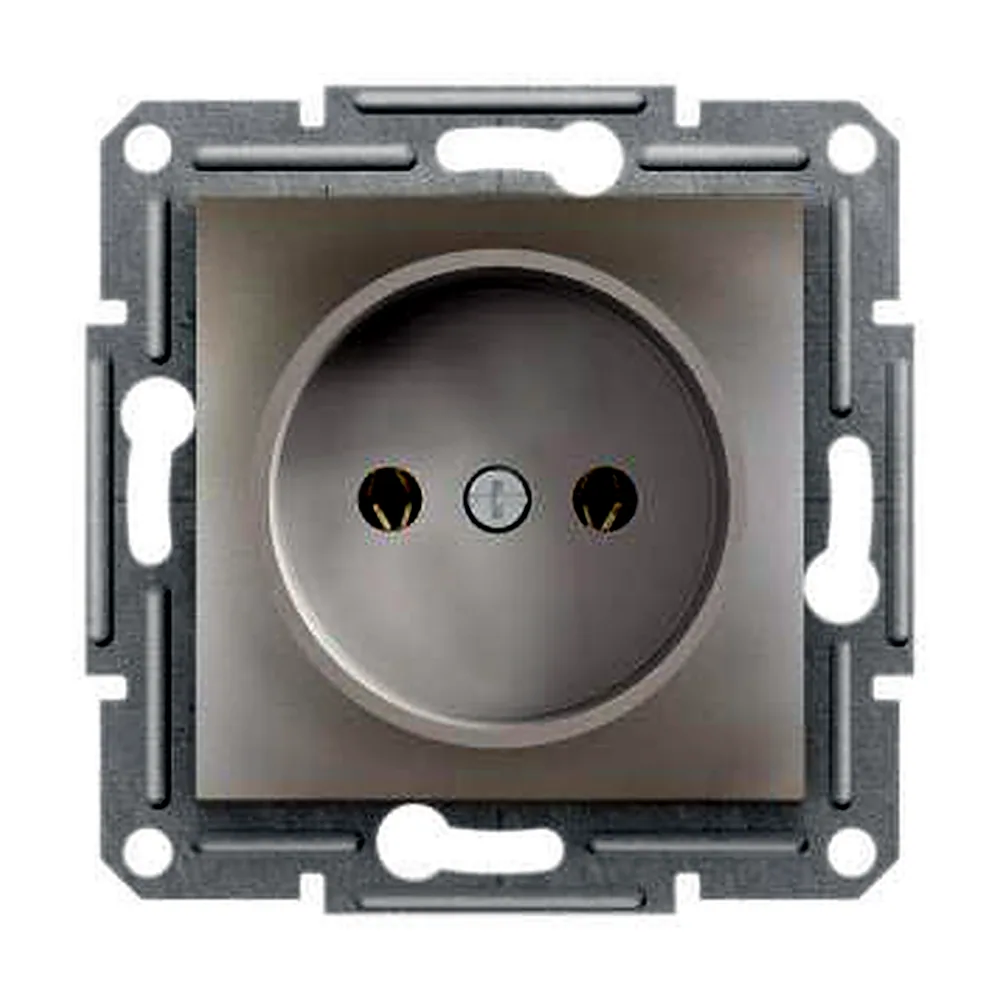 Розетка Schneider Electric Asfora без з/к бронза EPH3000169