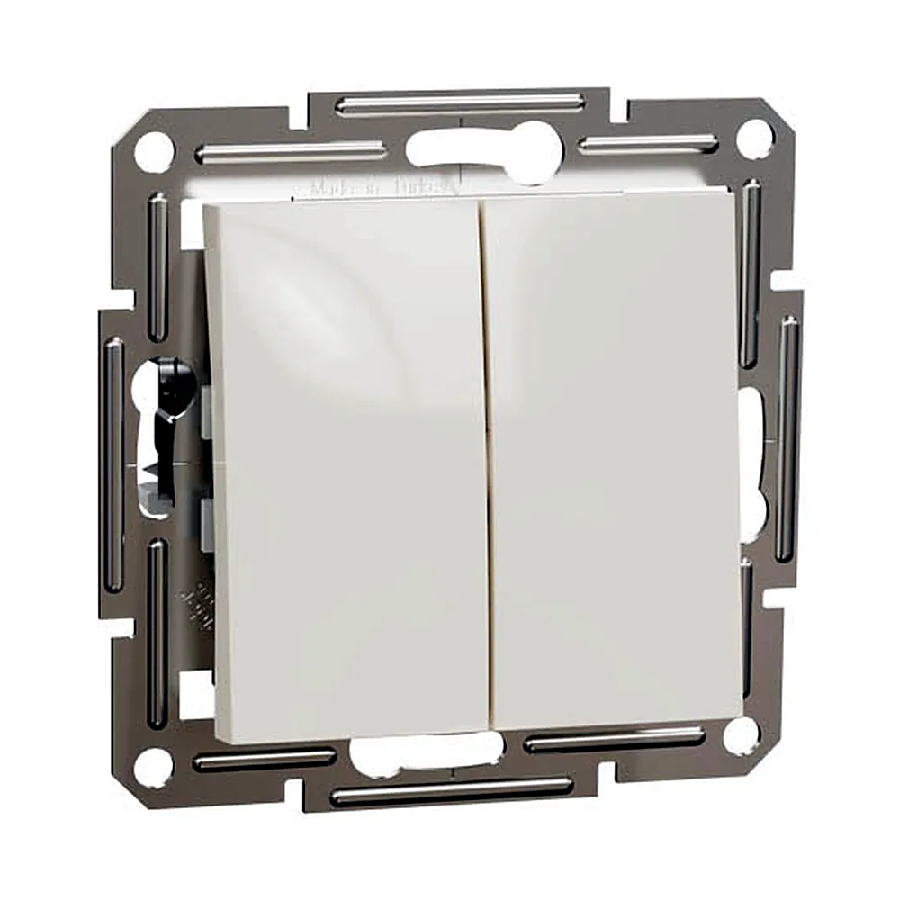 Перемикач Schneider Electric Asfora 2-кл. кремовий EPH0670123
