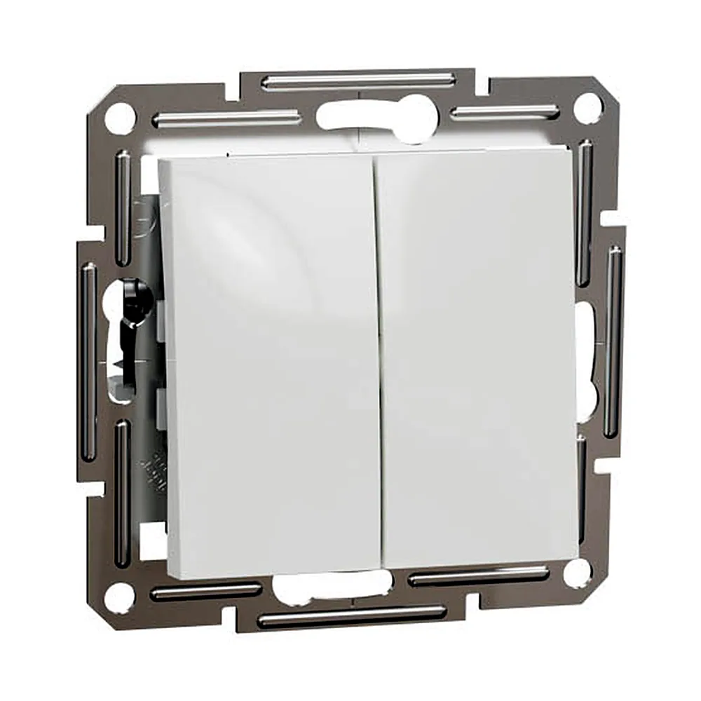 Вимикач Schneider Electric Asfora 2-кл. білий EPH0370121