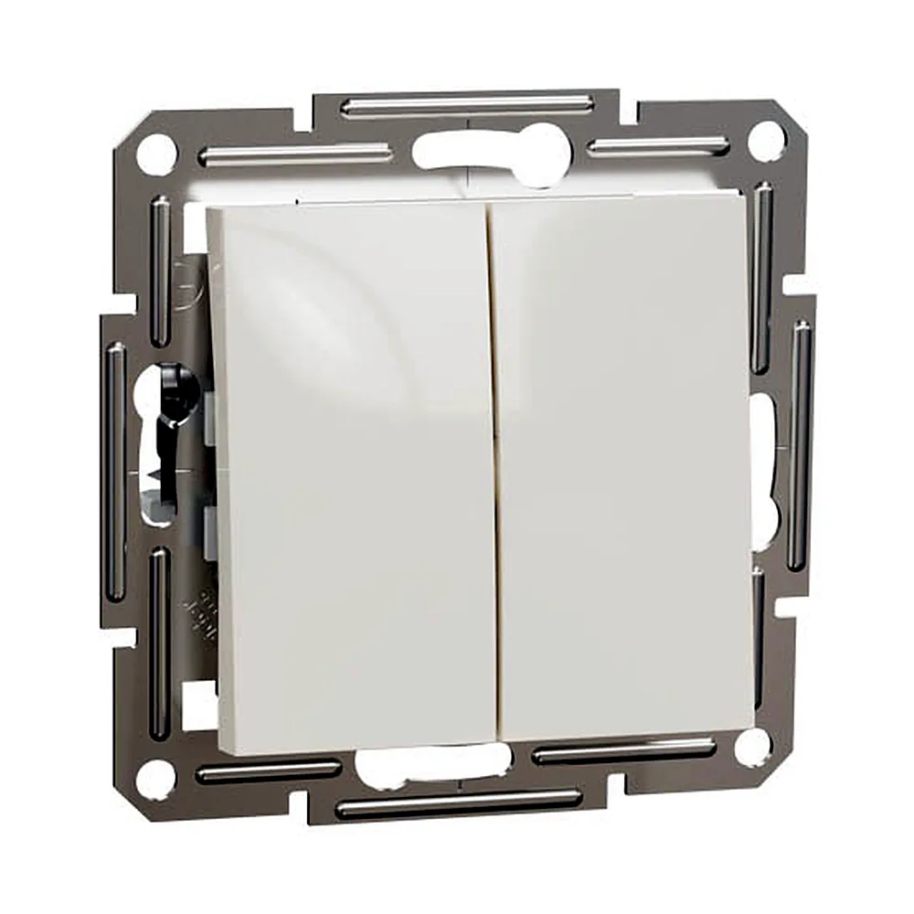 Вимикач Schneider Electric Asfora 2-кл. кремовий EPH0370123