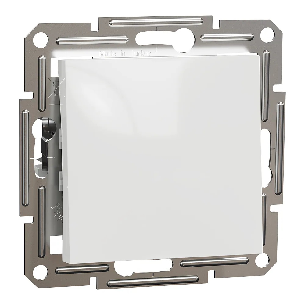 Перемикач Asfora 1-клавішний білий Schneider Electric EPH0470121