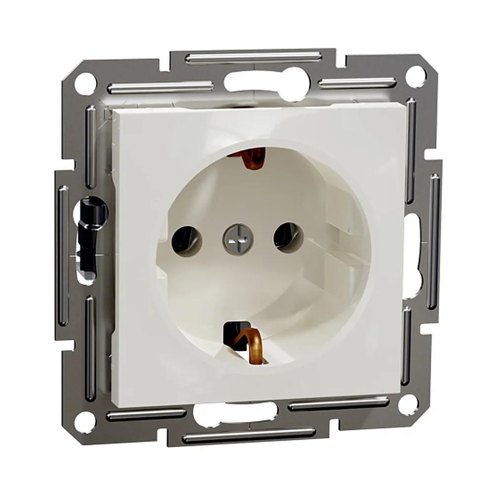 Розетка Schneider Electric Asfora з/к кремова EPH2970123