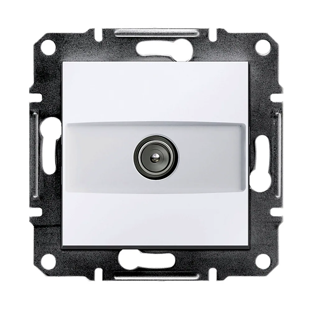 TV-розетка Schneider Electric Asfora кінцева біла EPH3270121