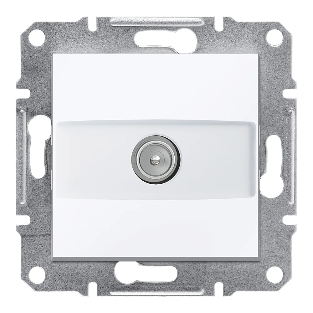 Розетка TV Asfora кінцева біла Schneider Electric EPH3270121