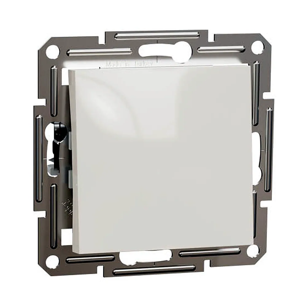 Вимикач Schneider Electric Asfora 1-кл. кнопковий кремовий EPH0770123