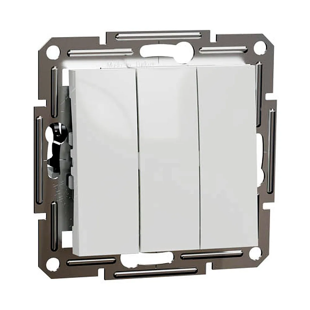 Вимикач Schneider Electric Asfora 3-кл. білий EPH2170121