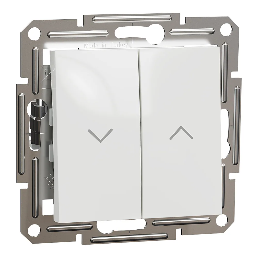 Вимикач для жалюзі Asfora білий Schneider Electric EPH1370121