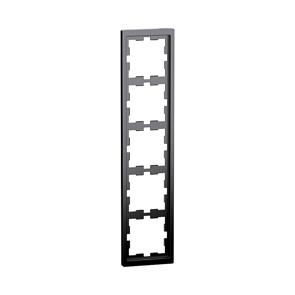 Рамка Schneider Electric D-Life 5-постова під нерж. сталь MEG4050-6536