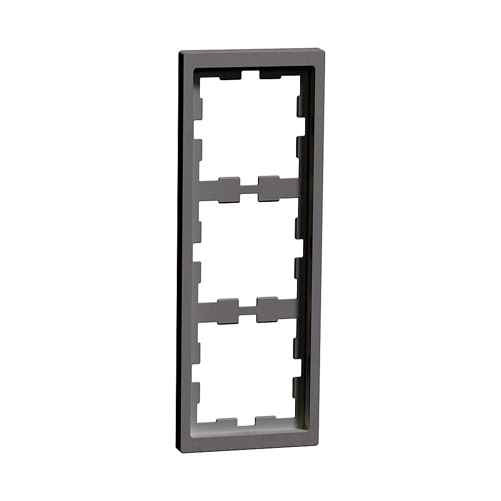 Рамка Schneider Electric D-Life 3-постова матова біла MTN4030-6537
