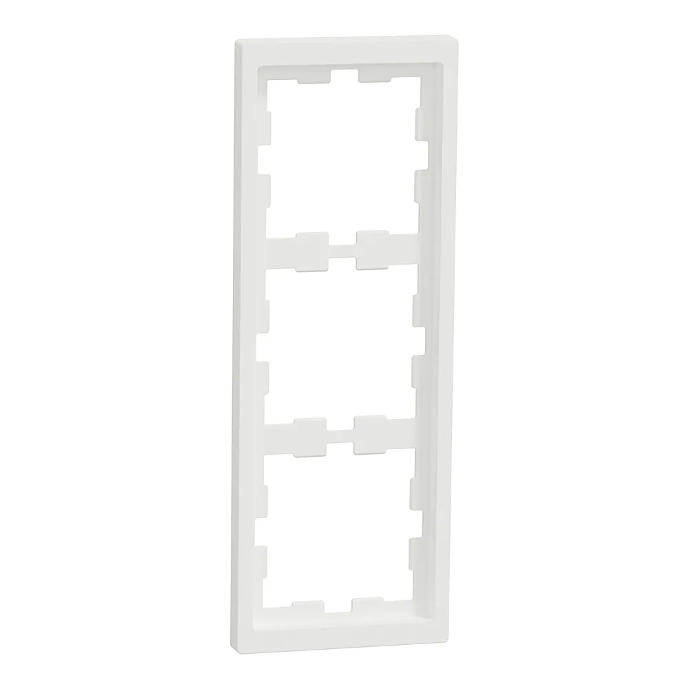 Рамка D-Life 3-постова матова біла Schneider Electric MTN4030-6537