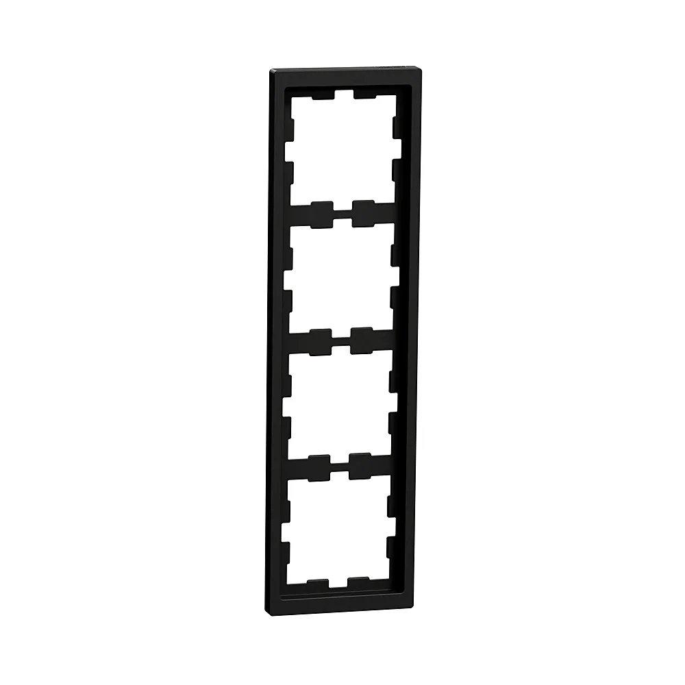 Рамка Schneider Electric D-Life 4-постова антрацит MEG4040-6534