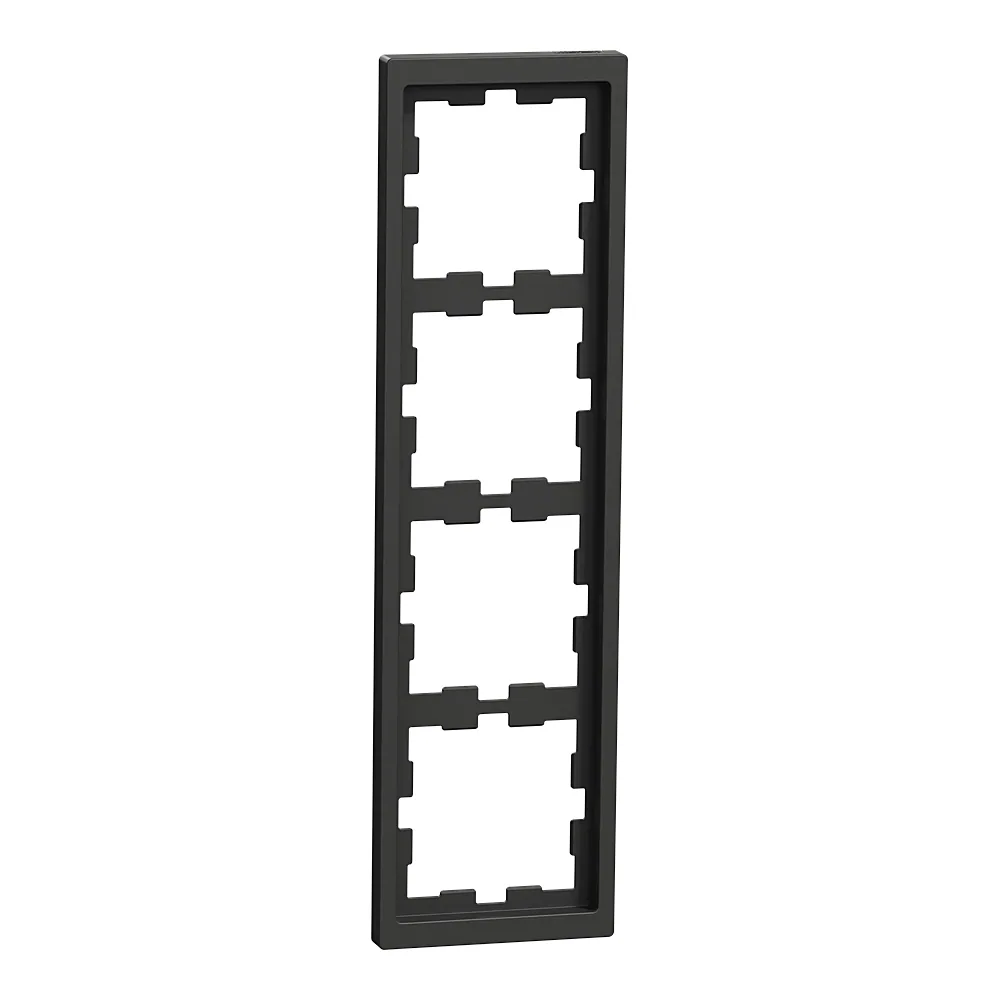 Рамка D-Life 4-постова антрацит Schneider Electric MEG4040-6534