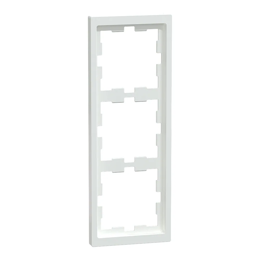Рамка D-Life 3-постова біла лотос Schneider Electric MEG4030-6535