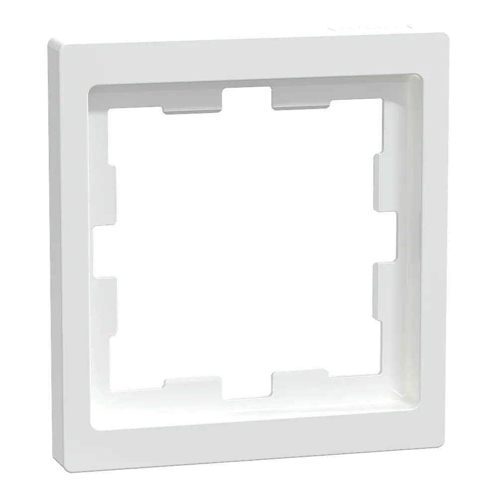 Рамка D-Life 1-постова біла лотос Schneider Electric MTN4010-6535