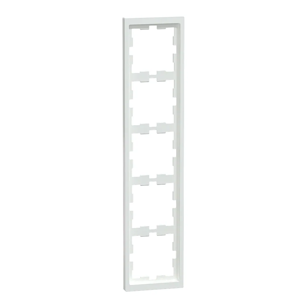 Рамка 5-постова D-Life біла лотос Schneider Electric MEG4050-6535