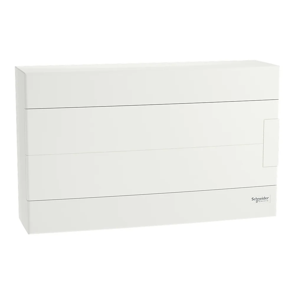 Модульний щит Easy9 EU навісний 1P 18 модулів білі двері Schneider Electric EZ9EUD118