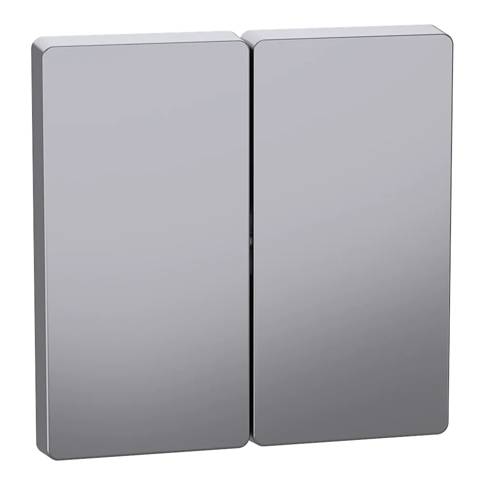 Клавіша D-Life 2-постова під нержавіючу сталь Schneider Electric MEG3400-6036