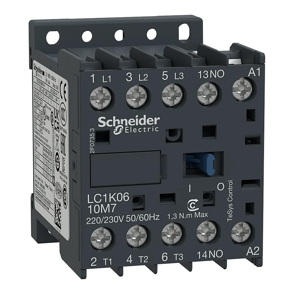Контактор TeSys K 6 А 220 В AC Schneider Electric LC1K0610M7