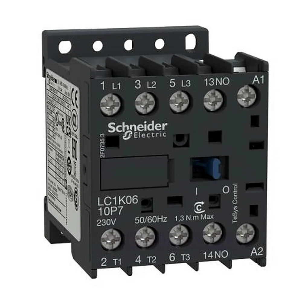 Контактор Schneider Electric TeSys K 3P 9A 24V гвинт LC1K0910B7