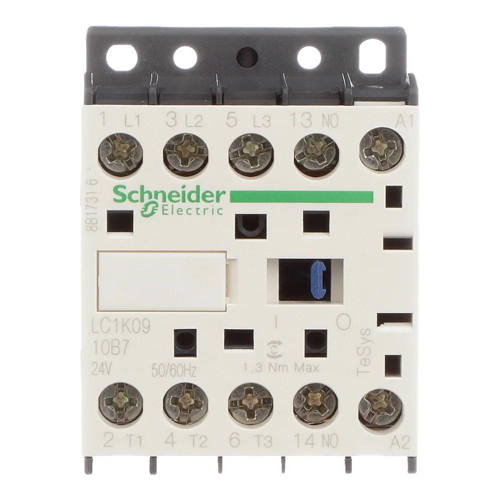 Контактор TeSys K 3P 9 А 24 В гвинт Schneider Electric LC1K0910B7