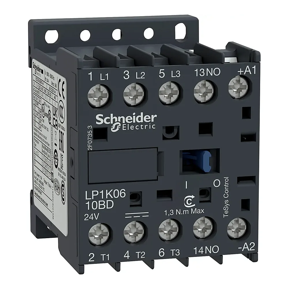 Контактор TESYS K 3P 9A НЗ =24В гвинт, Schneider Electric