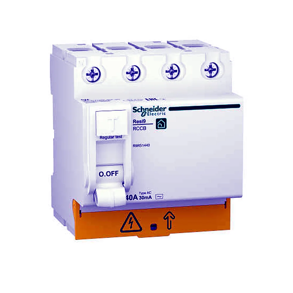 Диференційний вимикач Schneider Electric Resi9 4P 40A 30mA AC R9R51440
