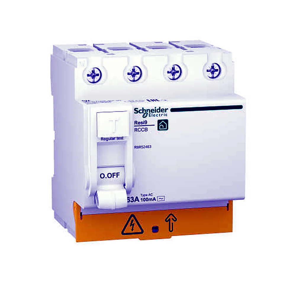 Диференційний вимикач Schneider Electric Resi9 4P 63A 100mA AC R9R52463