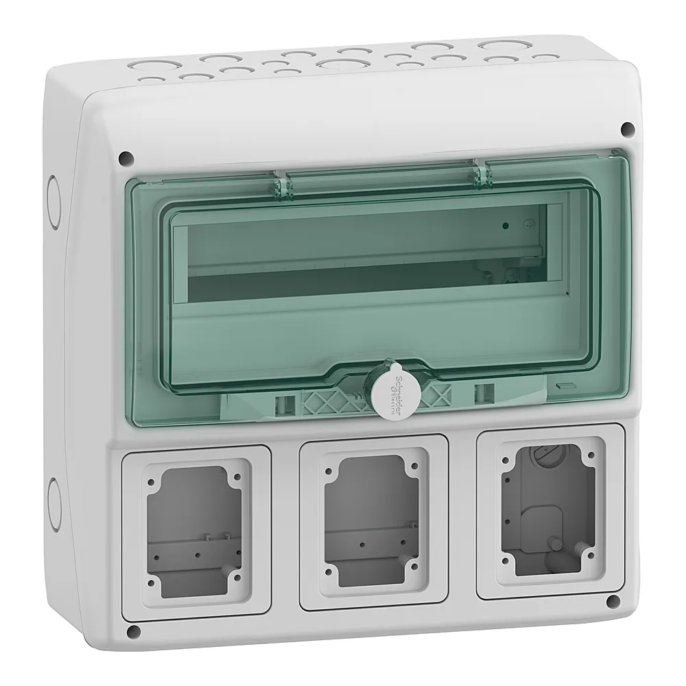 Модульний щит Mureva IP65 12 модулів+3 отвори Schneider Electric 13180