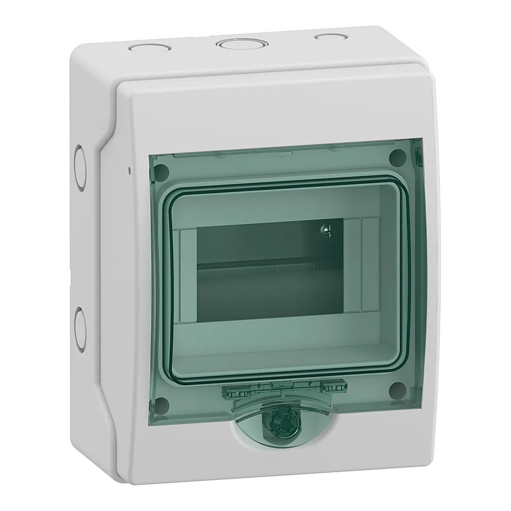 Модульний щит Mureva 6 модулів прозорі двері IP65 Schneider Electric 13977