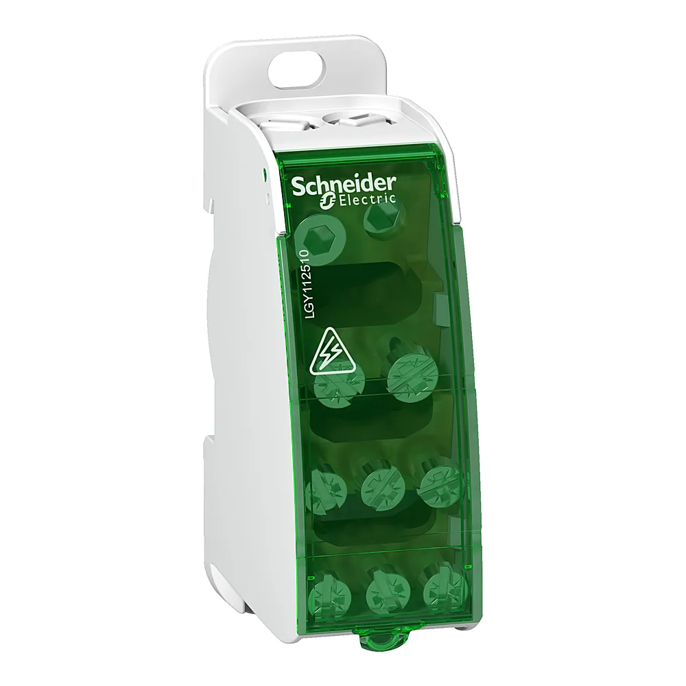 Блок розподільчий 1P 125 А 10 отворів Schneider Electric LGY112510
