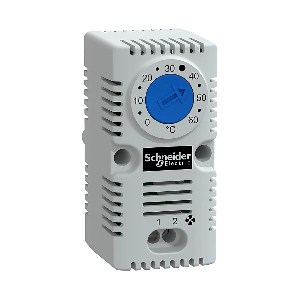 Термостат Schneider Electric N/O для вентилятора 0..60°C IP30 220V NSYCCOTHO