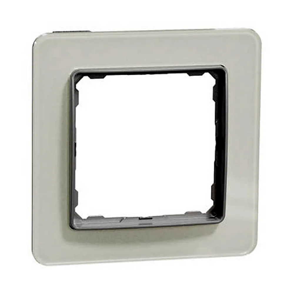 Рамка Schneider Electric Sedna Elements 1-постова біле скло SDD360801