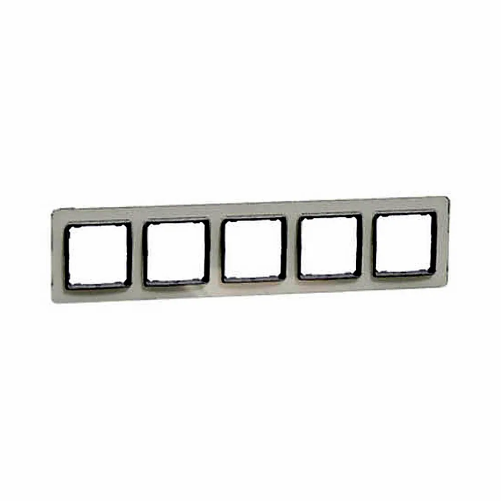 Рамка Schneider Electric Sedna Elements 5-постова біле скло SDD360805