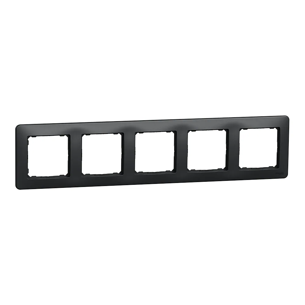 Рамка Sedna Design 5-постова чорна Schneider Electric SDD314805