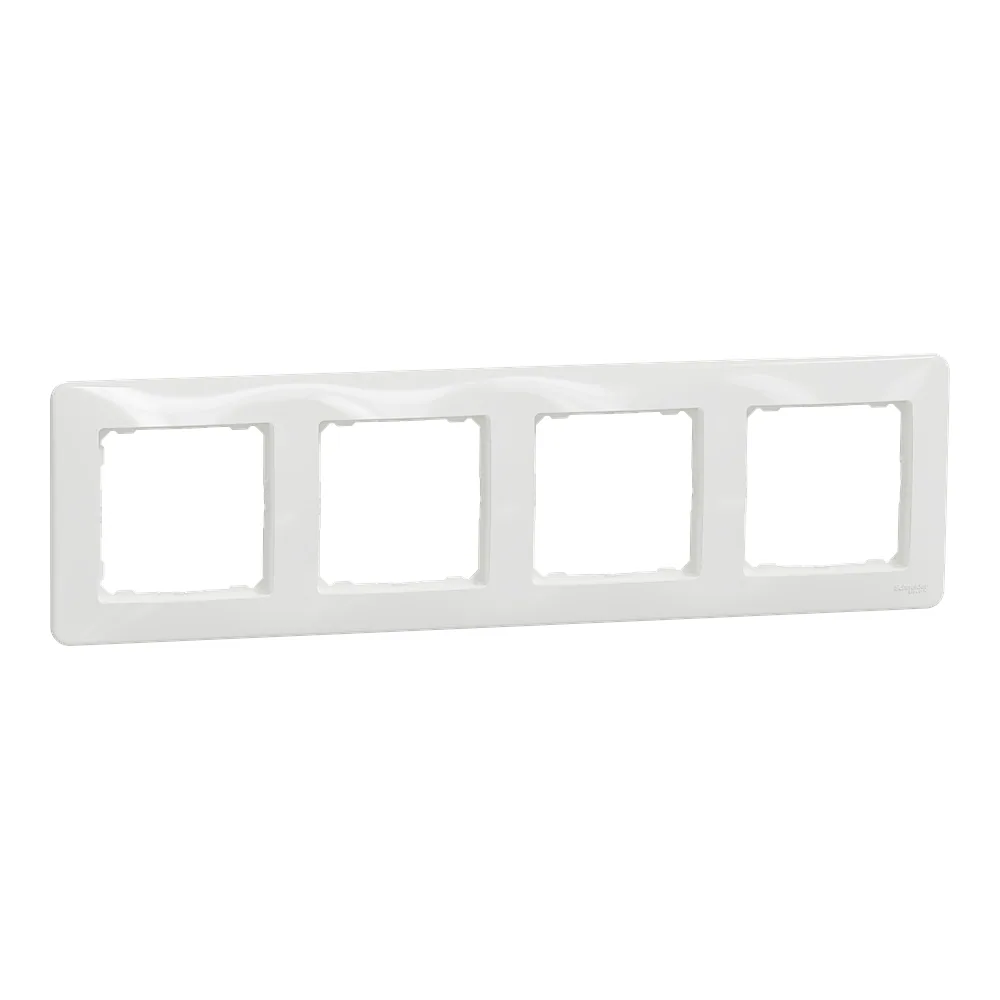 Рамка Sedna Design 4-постова біла Schneider Electric SDD311804