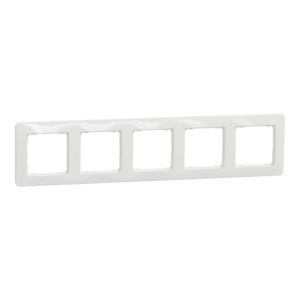 Рамка Sedna Design 5-постова біла Schneider Electric SDD311805