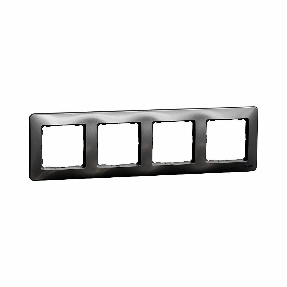 Рамка Schneider Electric Sedna Design 4-постова алюміній SDD313804