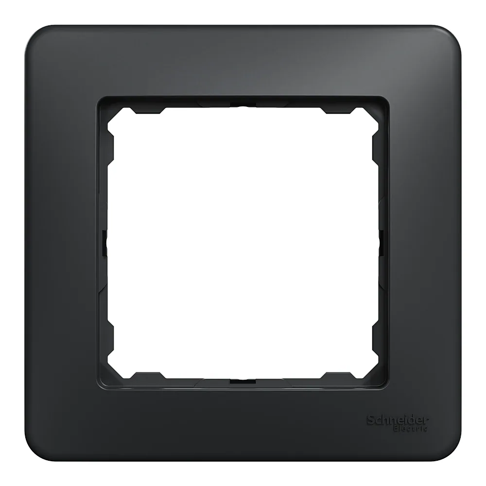 Рамка Sedna Design 1-постова чорна Schneider Electric SDD314801