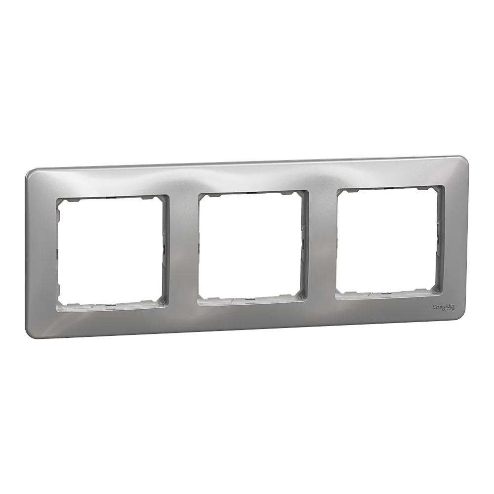 Рамка Sedna Design 3-постова алюміній Schneider Electric SDD313803
