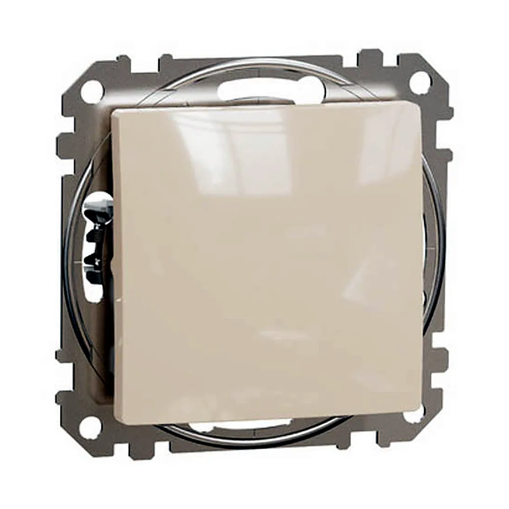 Вимикач Schneider Electric Sedna Design 1кл бежевий SDD112101