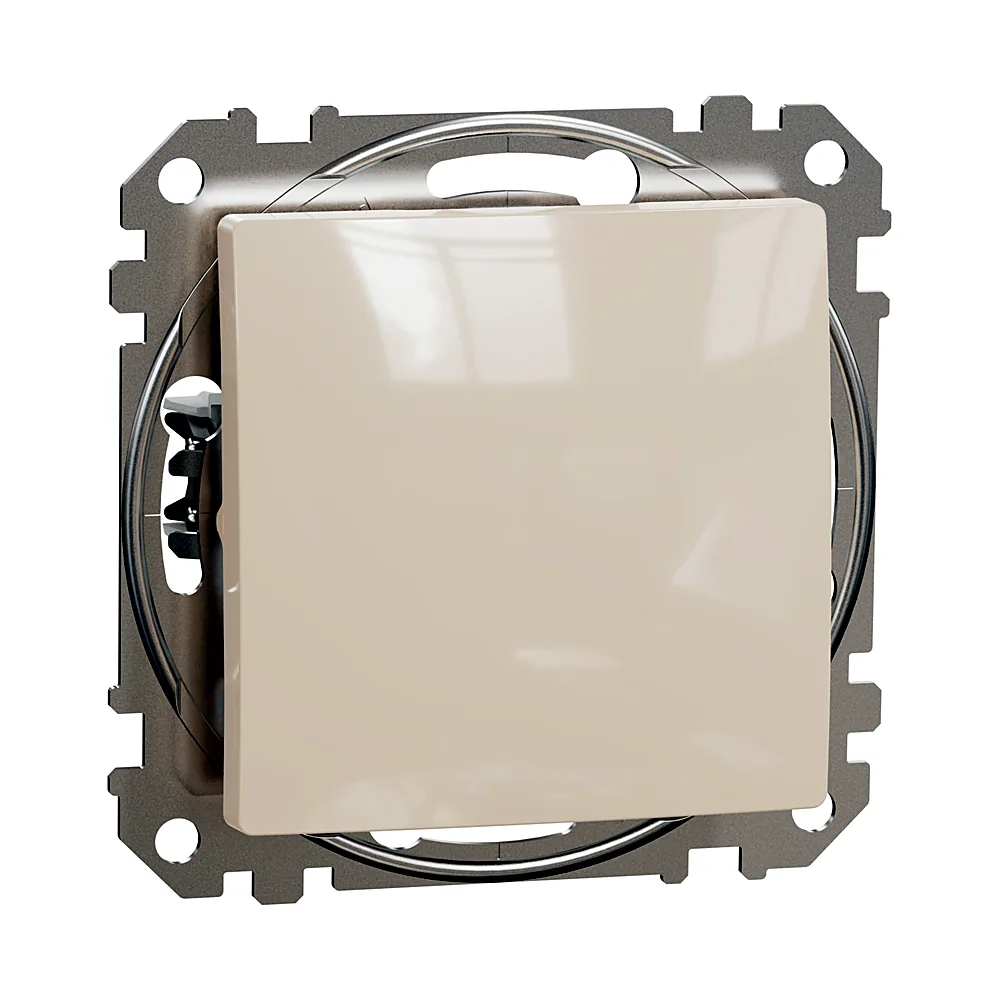 Кнопковий вимикач Schneider Electric Sedna Design 1 кл бежевий SDD112111