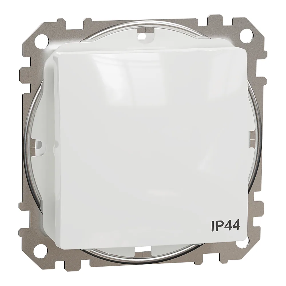 Вимикач 1-клавішний Sedna Design IP44 білий Schneider Electric SDD211101
