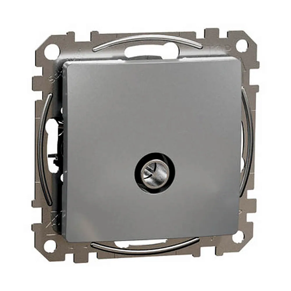TV-розетка Schneider Electric SEDNA NEW SDD113471 кінцева 4 дБ алюмінієва