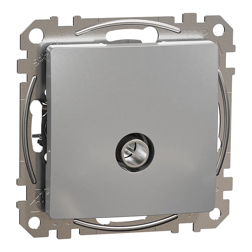Розетка TV Sedna Design кінцева 4 дБ алюмінієва Schneider Electric SDD113471