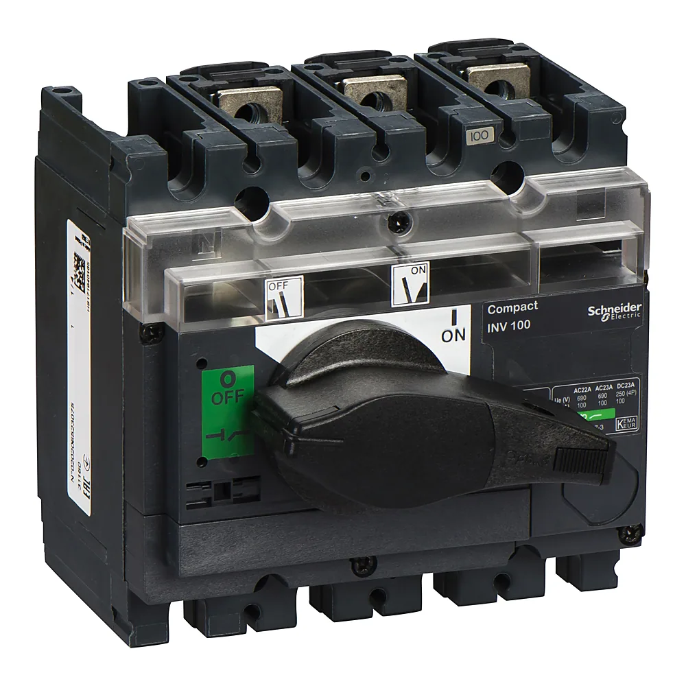 Вимикач-роз'єднувач INV100 3P 100 А Schneider Electric 31160