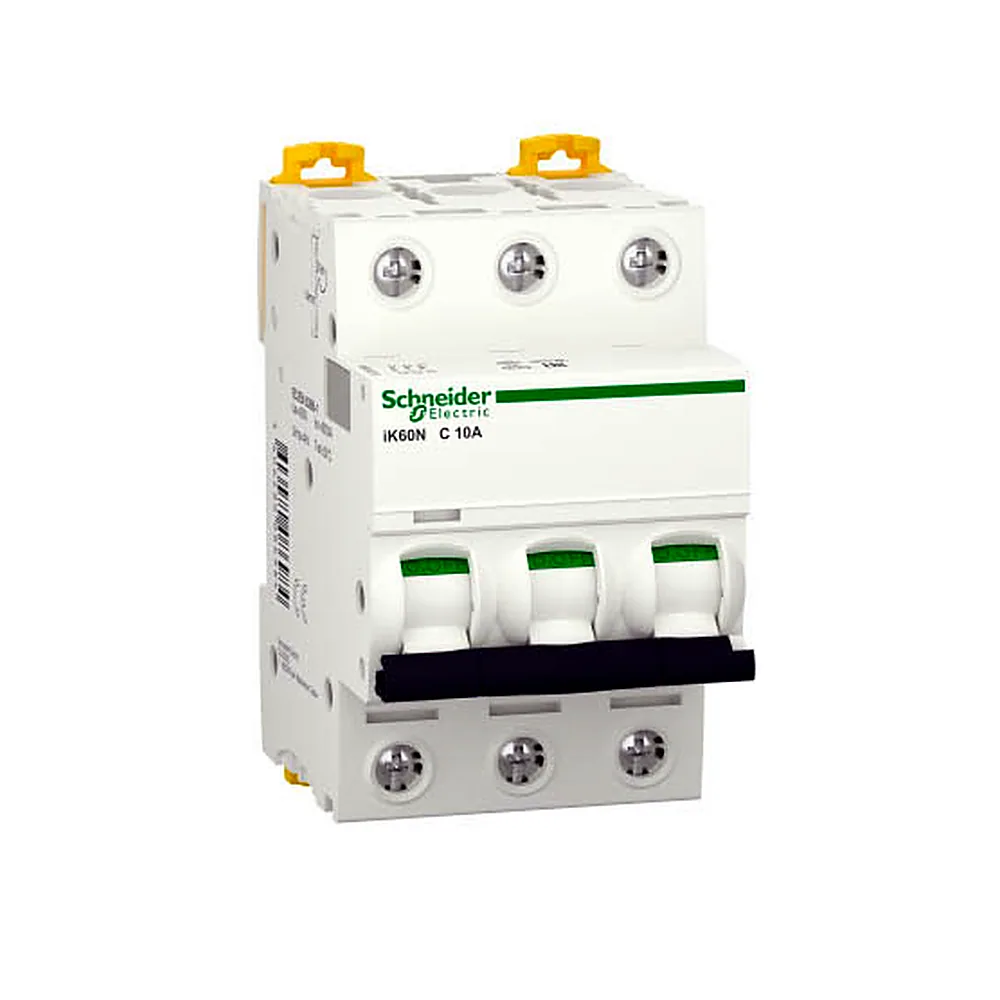 Автоматичний вимикач Schneider Electric iK60 3P 10A C 6кА A9K24310